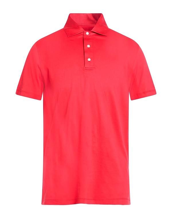 イザイア メンズ トップス ポロシャツ ISAIA Red レッド