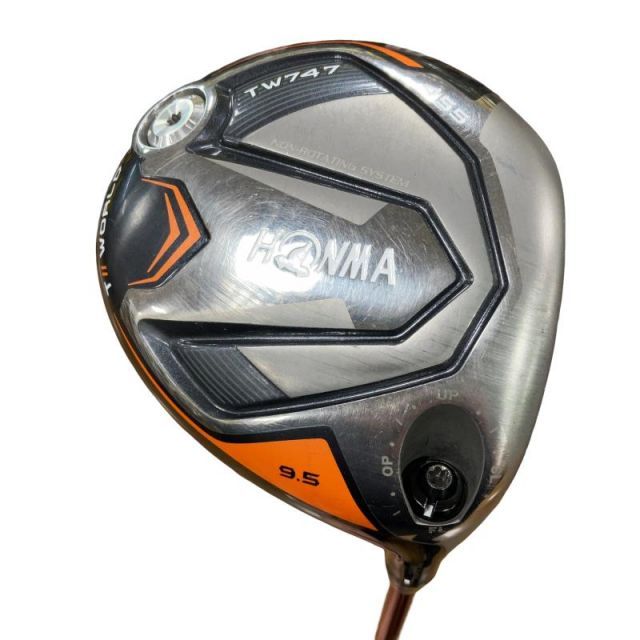 【中古】 本間ゴルフ TOUR WORLD TW747 455 9.5° ドライバー DR リシャフト (フレックスその他) メンズ 男性用 右利き 右用 Cランク ゴルフクラブ