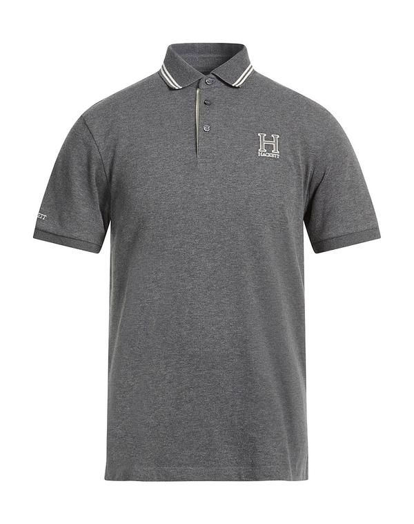 ハケット メンズ トップス ポロシャツ HACKETT Gray グレー