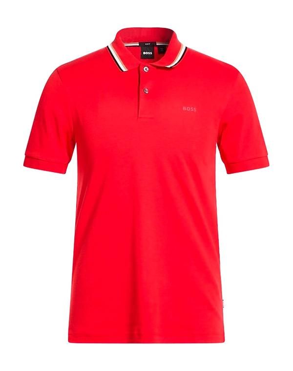 ボス メンズ トップス ポロシャツ BOSS Red レッド