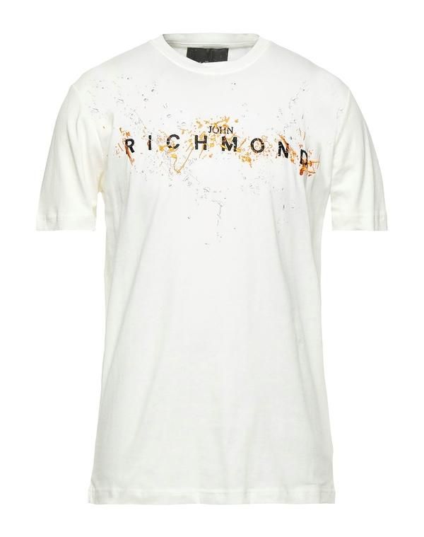 ジョン リッチモンド メンズ トップス Tシャツ JOHN RICHMOND White ホワイト