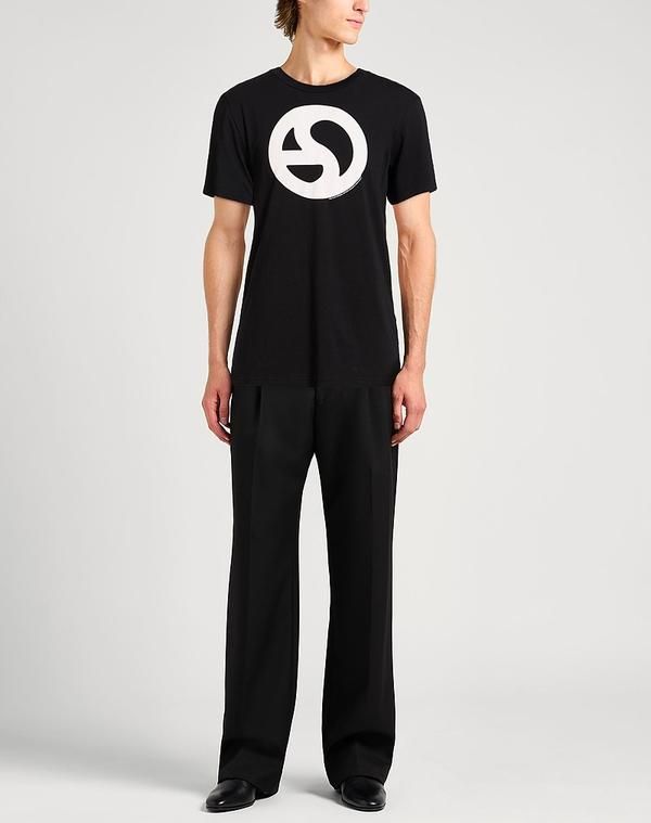 アクネ ストゥディオズ メンズ トップス Tシャツ ACNE STUDIOS Black ブラック｜詳細画像
