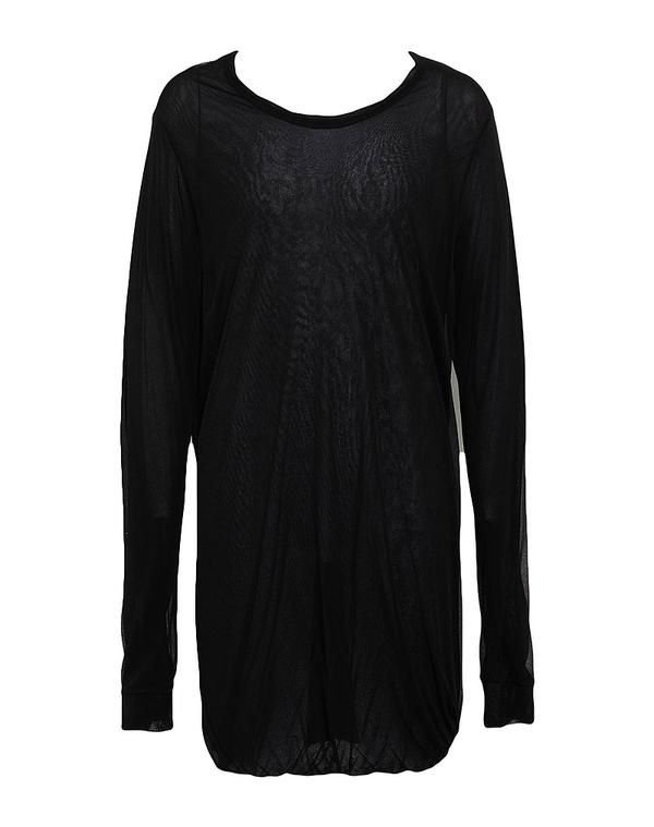 リックオウエンス メンズ トップス Tシャツ RICK OWENS Black ブラック