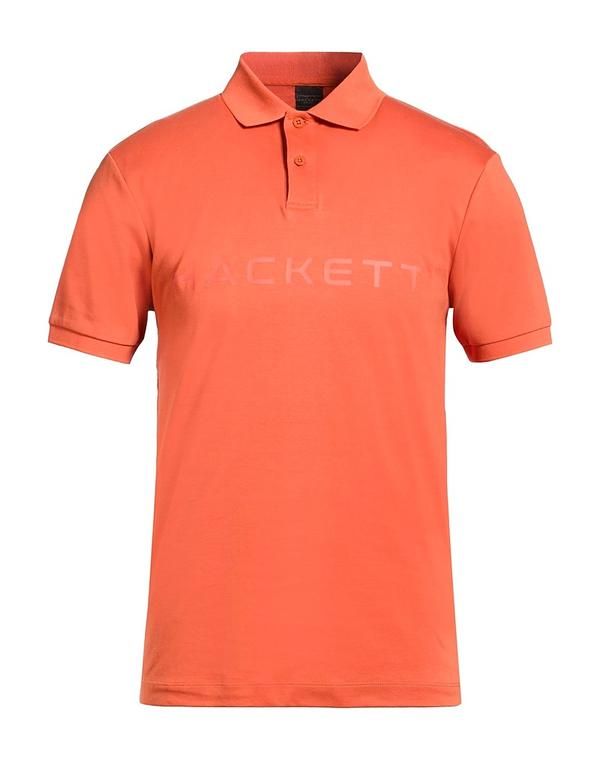 ハケット メンズ トップス ポロシャツ HACKETT Orange オレンジ