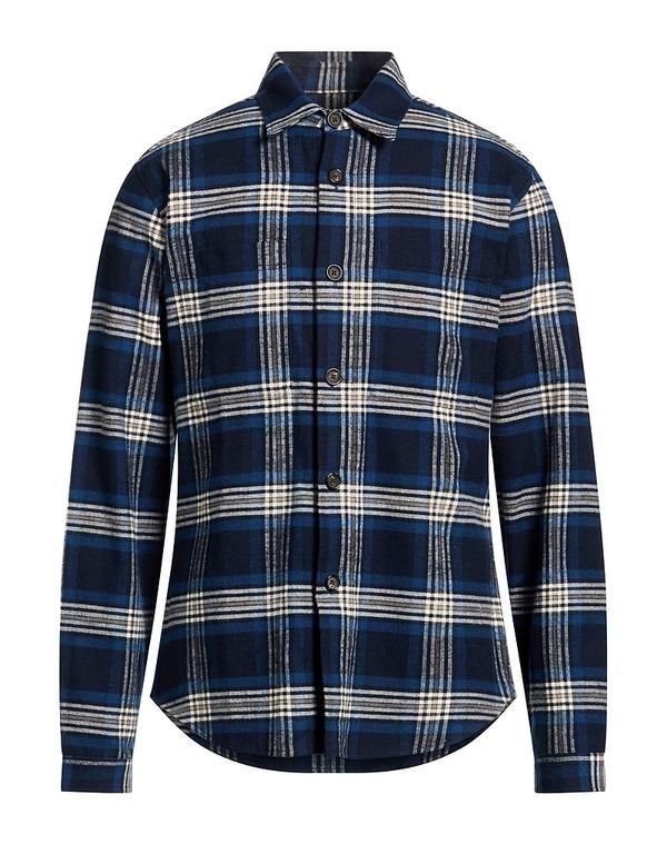 オリバー スペンサー メンズ トップス シャツ OLIVER SPENCER Navy ネイビー