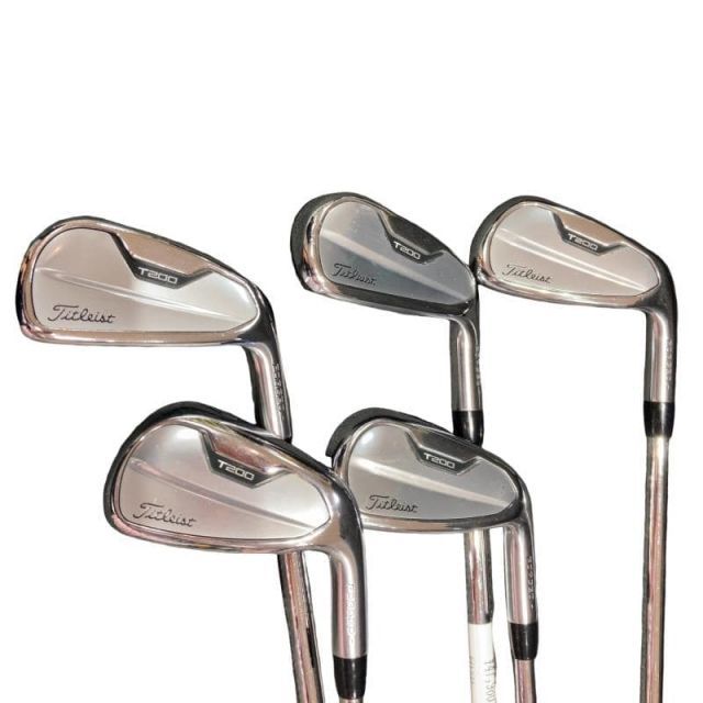 【中古】 タイトリスト Titleist T200(2021) 5S アイアンセット IR 純正特注シャフト (フレックスS) メンズ 男性用 右利き 右用 Dランク ゴルフクラブ
