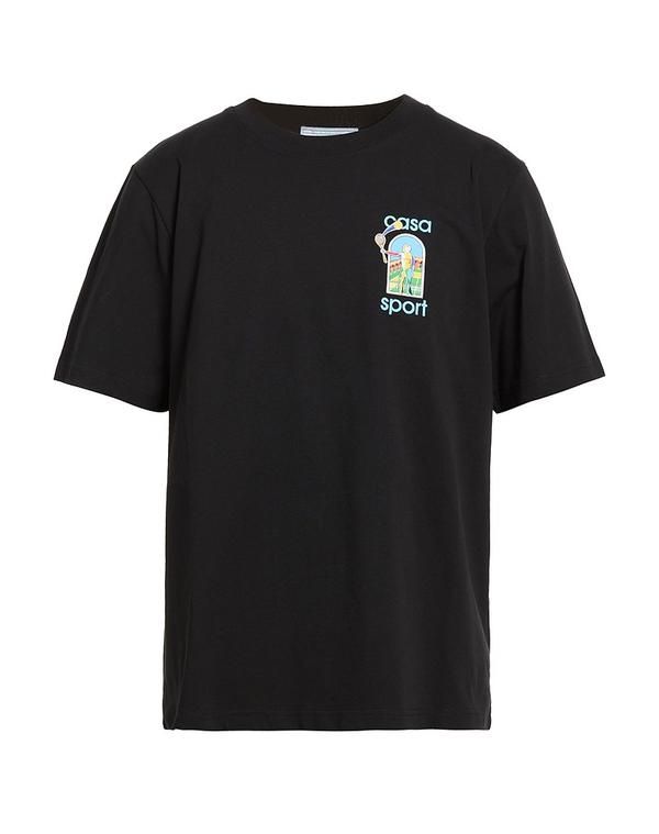 カサブランカ メンズ トップス Tシャツ CASABLANCA Black ブラック