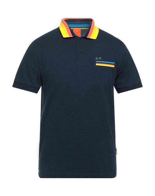 サンシックスティーエイト メンズ トップス ポロシャツ SUN 68 Midnight Blue ブルー