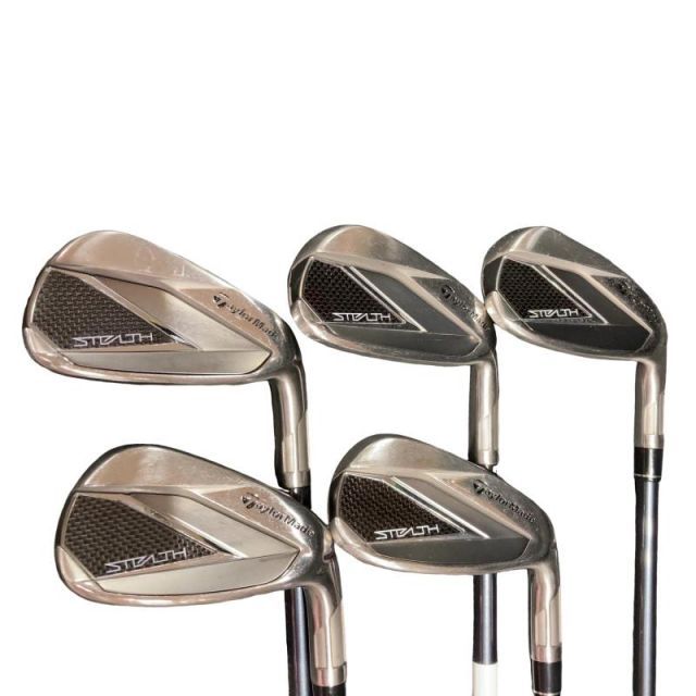 【中古】 テーラーメイド STEALTH 5S アイアンセット IR TENSEI RED TM60(STEALTH IR) (フレックスS) メンズ 男性用 右利き 右用 Cランク ゴルフクラブ