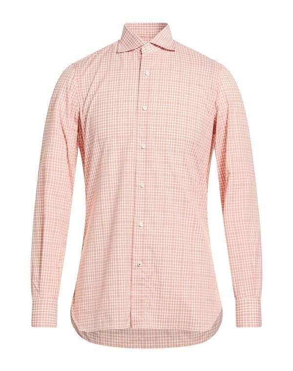 イザイア メンズ トップス シャツ ISAIA Reddish Brown ブラウン