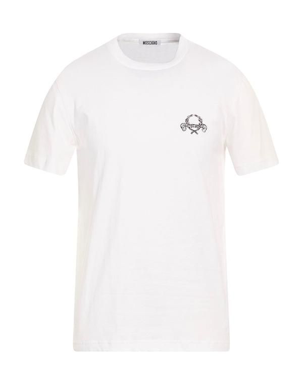 モスキーノ メンズ トップス Tシャツ MOSCHINO White ホワイト
