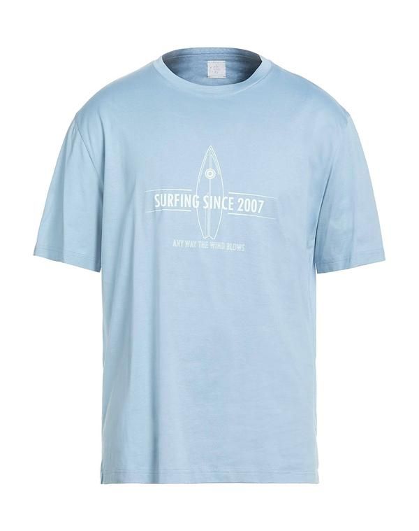 イレブンティ メンズ トップス Tシャツ ELEVENTY Light Blue ブルー