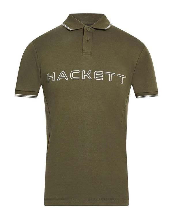 ハケット メンズ トップス ポロシャツ HACKETT Military Green グリーン