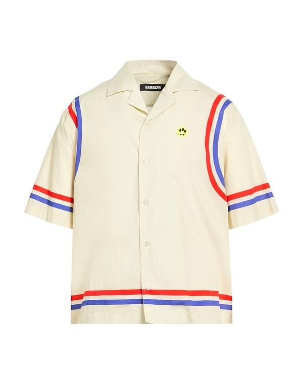 バロー メンズ トップス シャツ BARROW Beige ベージュ
