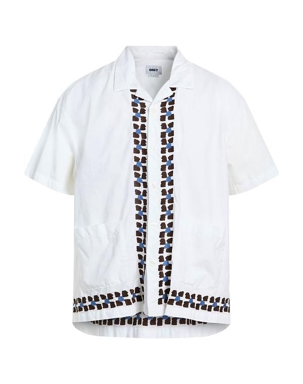 オベイ メンズ トップス シャツ OBEY White ホワイト