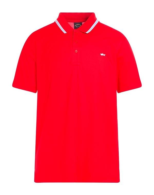 ポールアンドシャーク メンズ トップス ポロシャツ PAUL SHARK Red レッド
