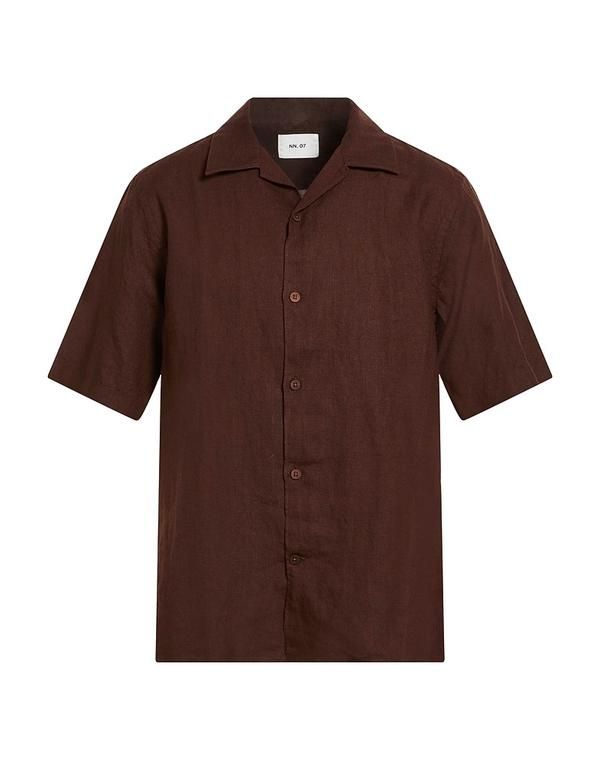 NN07 メンズ トップス シャツ NN07 Chocolate Brown ブラウン