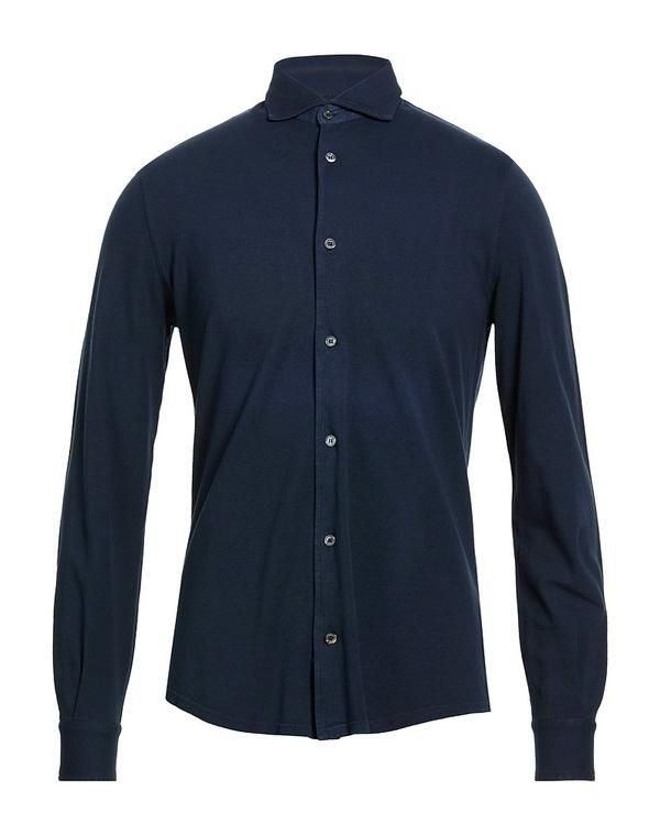 フェデーリ メンズ トップス シャツ FEDELI Navy ネイビー