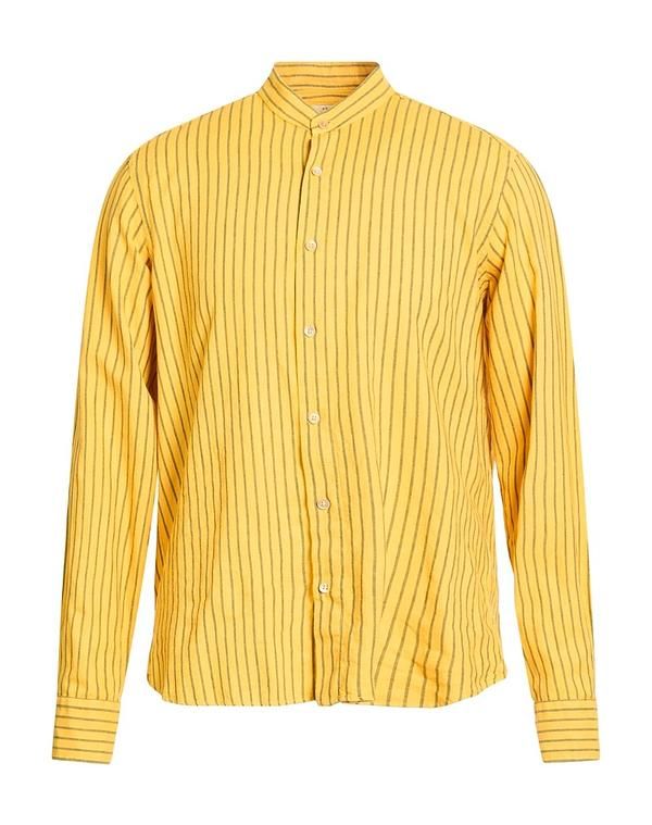ボリオリ メンズ トップス シャツ BOGLIOLI Yellow イエロー