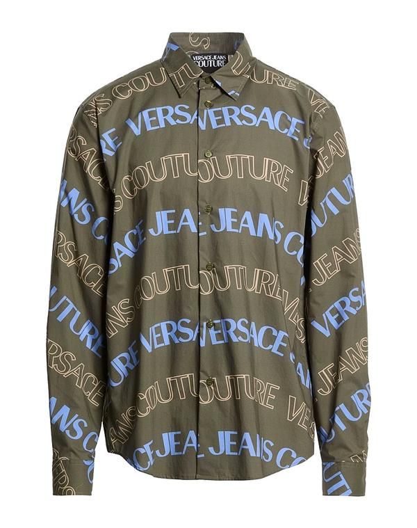 ヴェルサーチ メンズ トップス シャツ VERSACE JEANS COUTURE Military Green グリーン