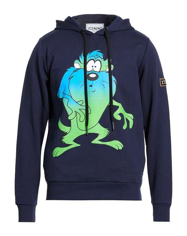 アイスバーグ メンズ アウター パーカー・スウェット ICEBERG Midnight Blue ブルー
