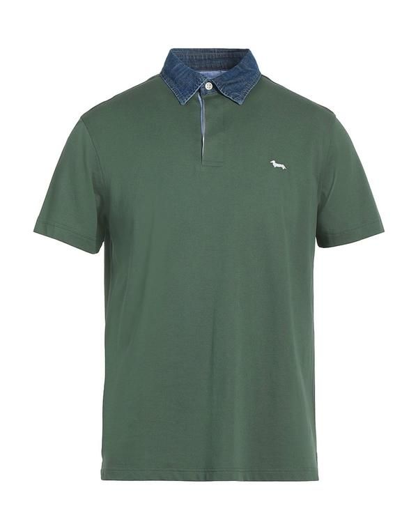 ハーモント ブレイン メンズ トップス ポロシャツ HARMONT BLAINE Military Green グリーン
