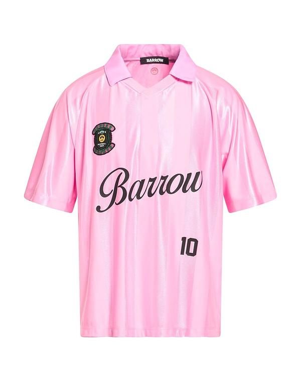 バロー メンズ トップス ポロシャツ BARROW Pink ピンク