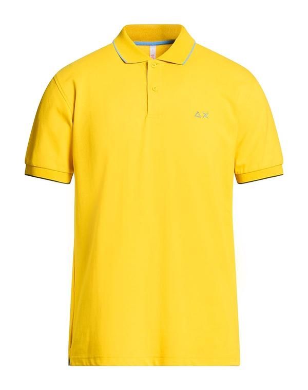サンシックスティーエイト メンズ トップス ポロシャツ SUN 68 Yellow イエロー