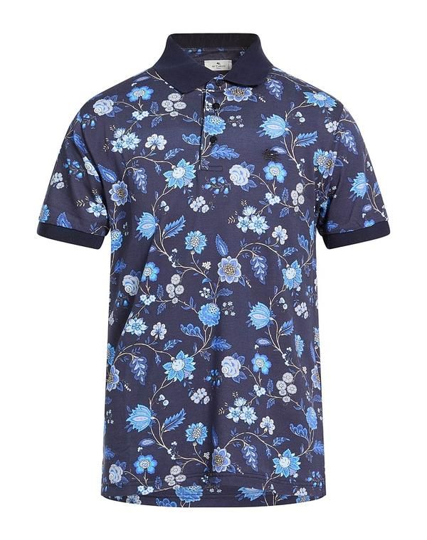 エトロ メンズ トップス ポロシャツ ETRO Blue ブルー