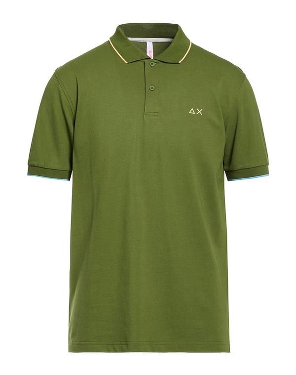 サンシックスティーエイト メンズ トップス ポロシャツ SUN 68 Dark Green グリーン
