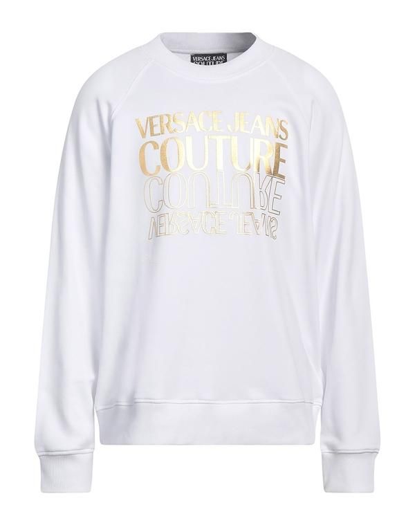 ヴェルサーチ メンズ アウター パーカー・スウェット VERSACE JEANS COUTURE White ホワイト