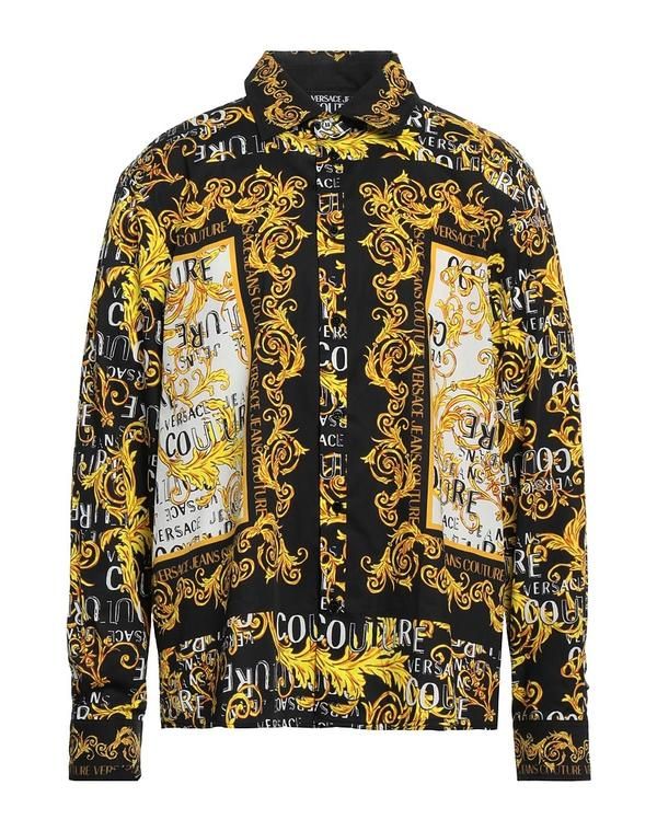 ヴェルサーチ メンズ トップス シャツ VERSACE JEANS COUTURE Black ブラック