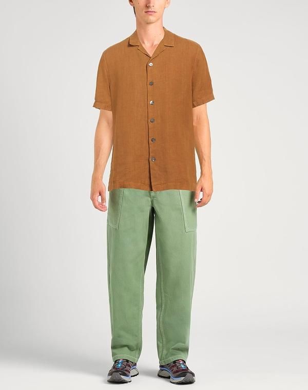 アルファス テューディオ メンズ トップス シャツ ALPHA STUDIO Mustard マスタード アルファス テューディオ メンズ トップス シャツ ALPHA STUDIO Mustard マスタード