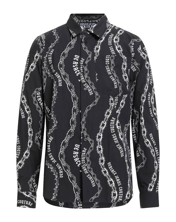 ヴェルサーチ メンズ トップス シャツ VERSACE JEANS COUTURE Black ブラック 49,680円