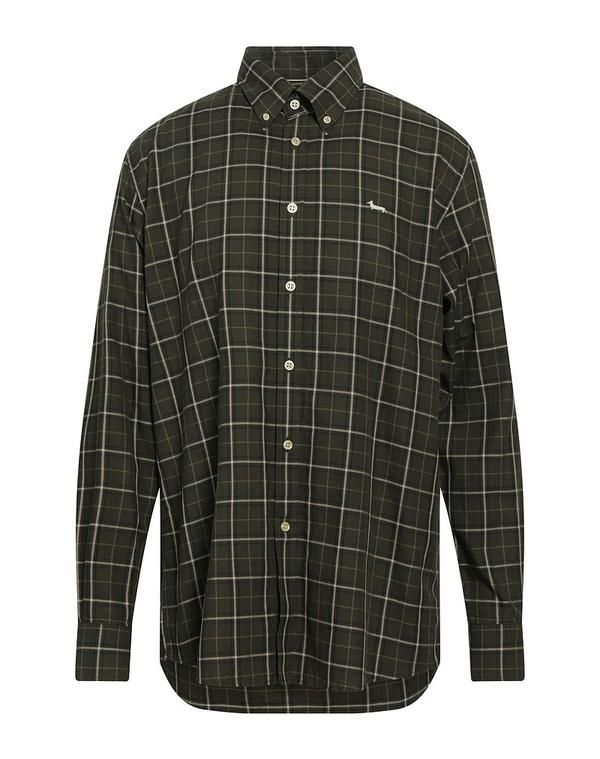 ハーモント ブレイン メンズ トップス シャツ HARMONT BLAINE Dark Green グリーン