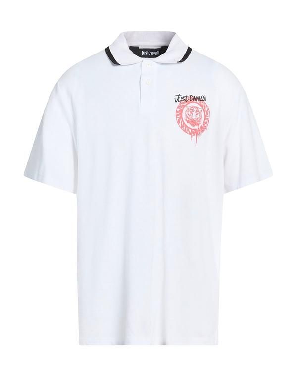 ジャストカバリ メンズ トップス ポロシャツ JUST CAVALLI White ホワイト