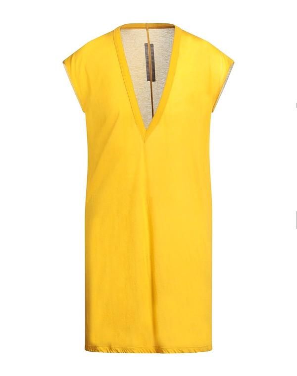 リックオウエンス メンズ トップス Tシャツ RICK OWENS T Yellow イエロー