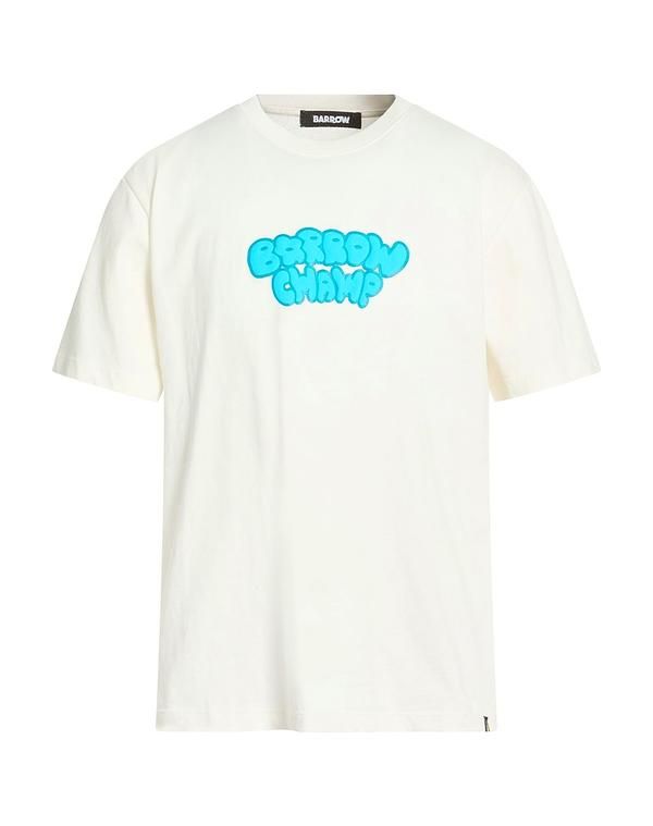 バロー メンズ トップス Tシャツ BARROW Off White オフホワイト