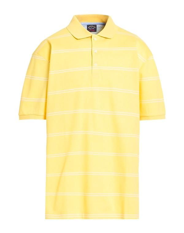 ポールアンドシャーク メンズ トップス ポロシャツ PAUL SHARK Yellow イエロー