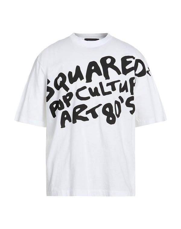 ディースクエアード メンズ トップス Tシャツ DSQUARED2 White ホワイト