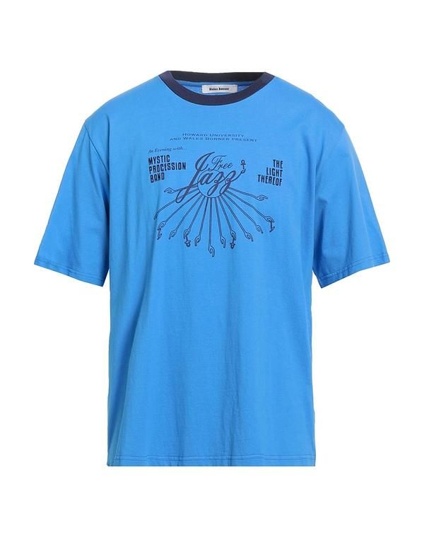 ウェールズ ボナー メンズ トップス Tシャツ WALES BONNER Azure Blue ブルー