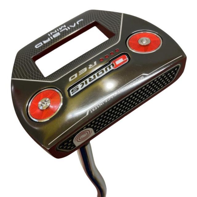 【中古】 オデッセイ O WORKS RED JAILBIRD MINI 34インチ パター PT スチール (フレックスその他) メンズ 男性用 右利き 右用 Bランク ゴルフクラブ