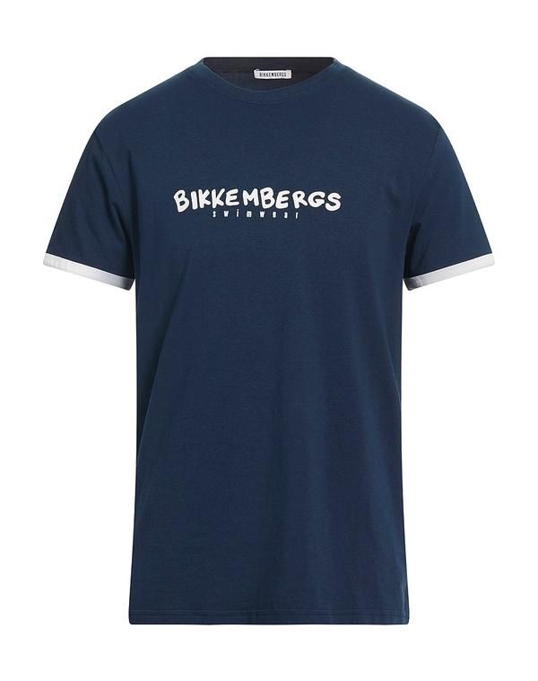 ビッケンバーグス メンズ トップス Tシャツ BIKKEMBERGS Navy ネイビー