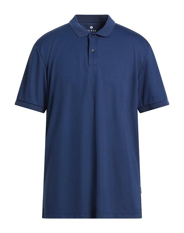 アティピコ メンズ トップス ポロシャツ ATPCO Navy ネイビー