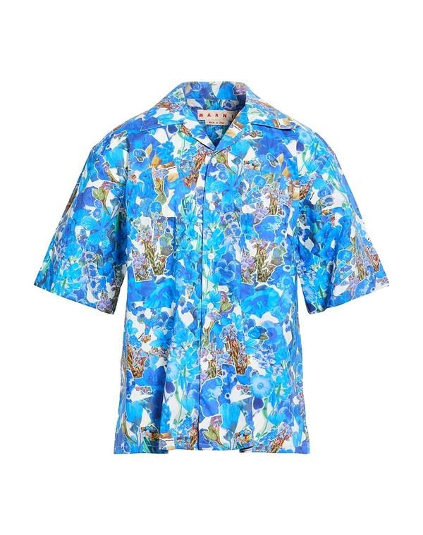 マルニ メンズ トップス シャツ MARNI Blue ブルー-買ってみた