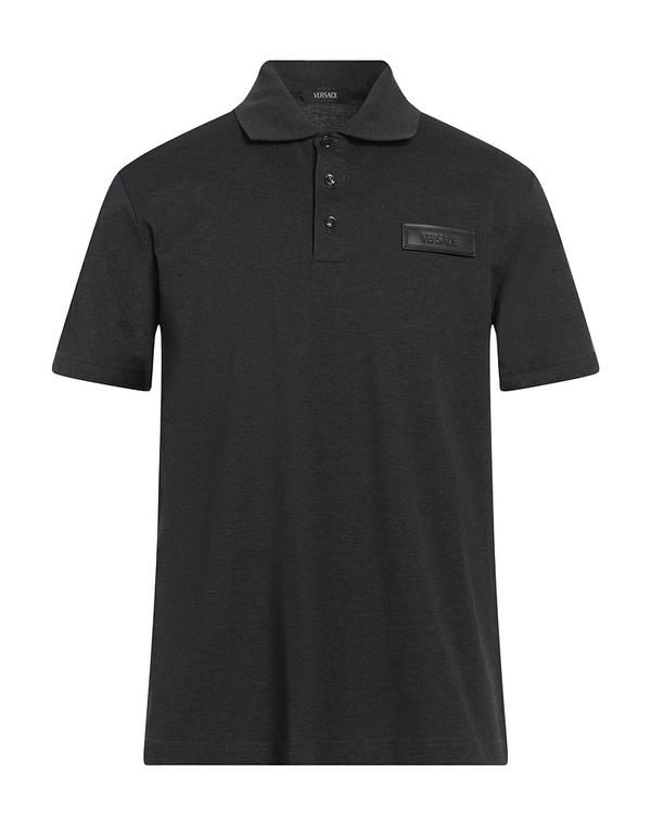 ヴェルサーチ メンズ トップス ポロシャツ VERSACE Lead Gray グレー