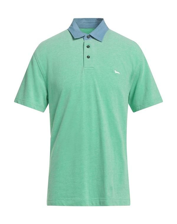 ハーモント ブレイン メンズ トップス ポロシャツ HARMONT BLAINE Light Green グリーン