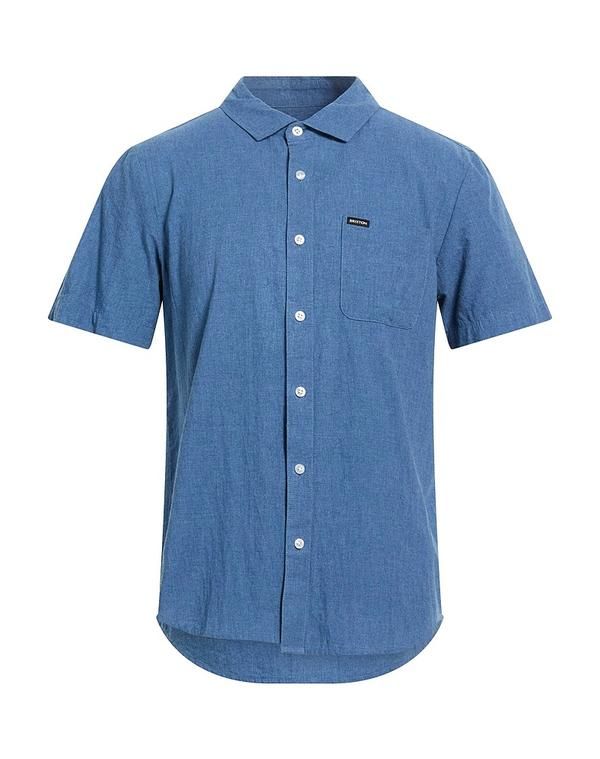 ブリクストン メンズ トップス シャツ BRIXTON Blue ブルー