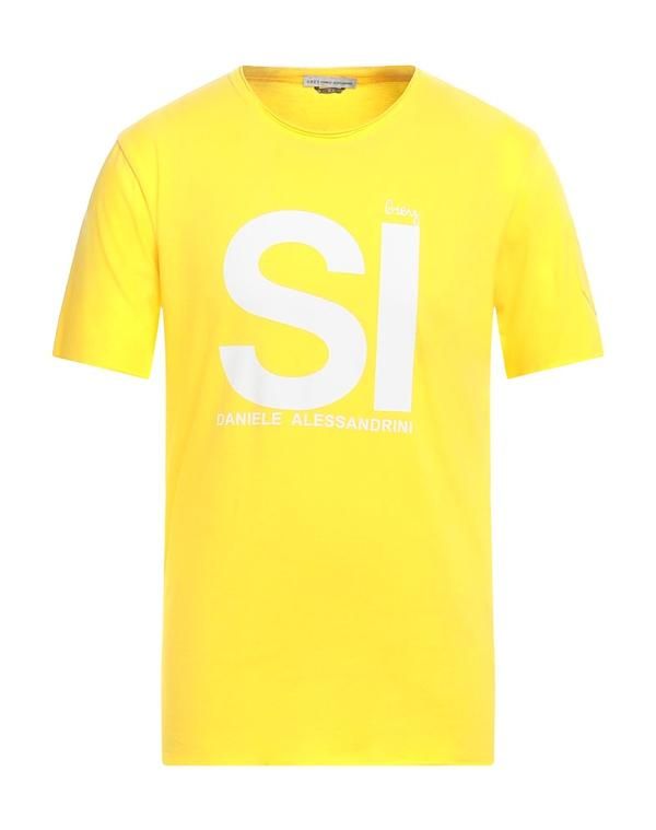 グレイ ダニエレ アレッサンドリー二 メンズ トップス Tシャツ GREY DANIELE ALESSANDRINI Yellow イエロー