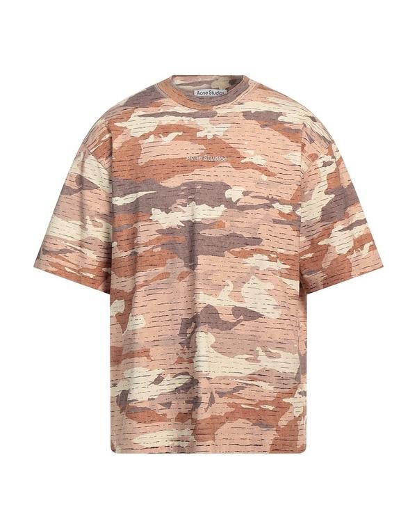 アクネ ストゥディオズ メンズ トップス Tシャツ ACNE STUDIOS Light Brown ブラウン